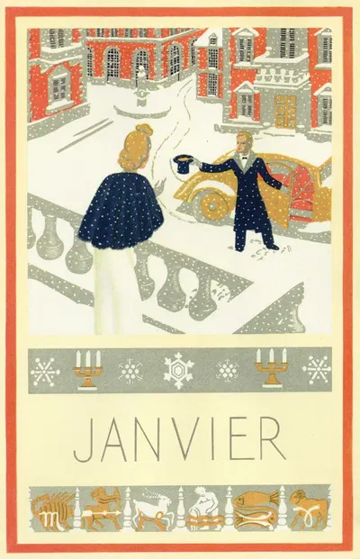Janvier by Лаборатуар Лё Брюн, 1952 — digital art print download