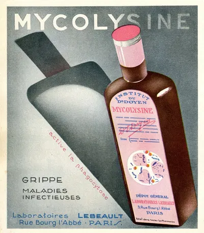 Mycolysine by Laboratoires Lebeault, 1910-1950 — digital art print download