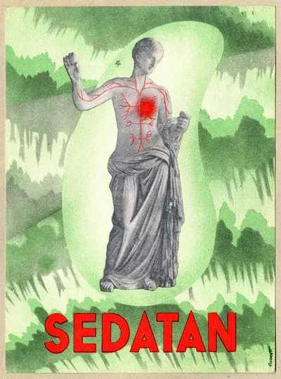 Sedatan by Laboratoires Ledent, 1910-1950 — digital art print download