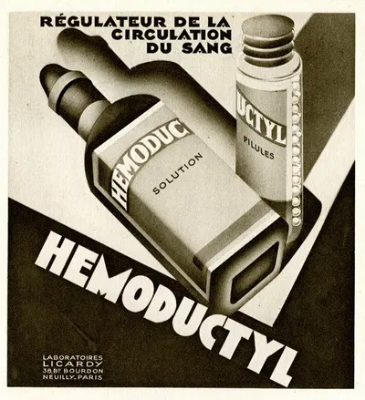 Hemoductyl by Laboratoires Licardy, 1910-1950 — digital art print download