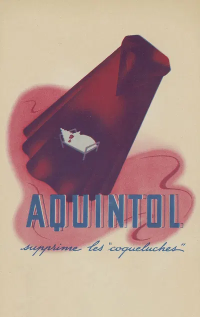 Aquintol supprime les coqueluches by Laboratoires Mialhe, 1938 — digital art print download