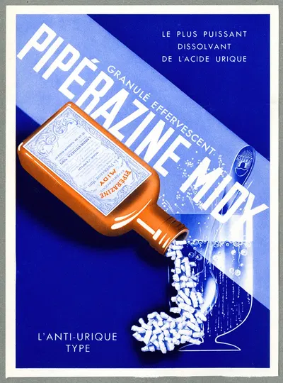 Pipérazine Midy by Laboratoires Midy, 1910-1950 — digital art print download