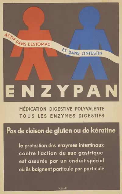 Enzypan by Лаборатуар Норган, 1910-1950 — digital art print download