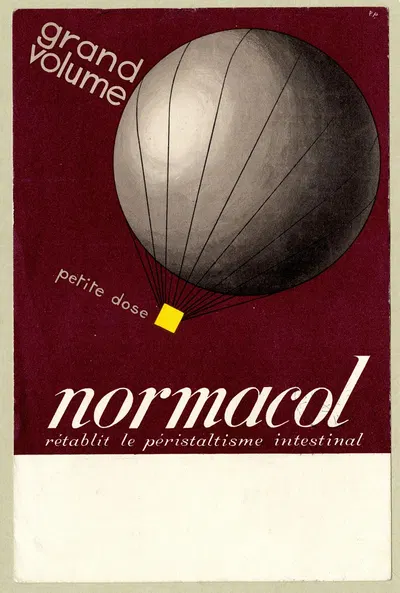 Normacol by Лаборатуар Норган, 1951 — digital art print download