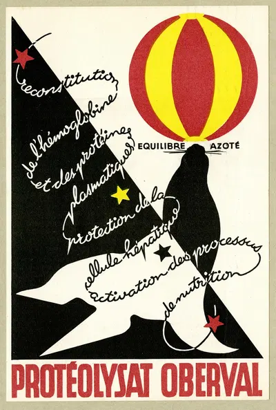 Protéolysat Oberval by Laboratoires Oberval, 1910-1950 — digital art print download