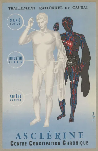 Asclérine by Laboratoires Paul-Métadier, 1910-1950 — digital art print download