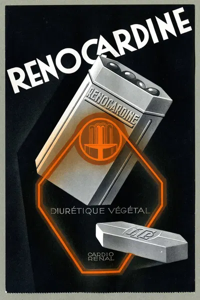 Renocardine by Laboratoires Perrochon, 1910-1950 — digital art print download
