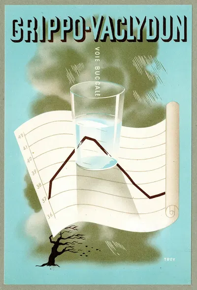 Grippo Vaclydun by Laboratoires pharmaceutiques Corbière, 1910-1950 — digital art print download