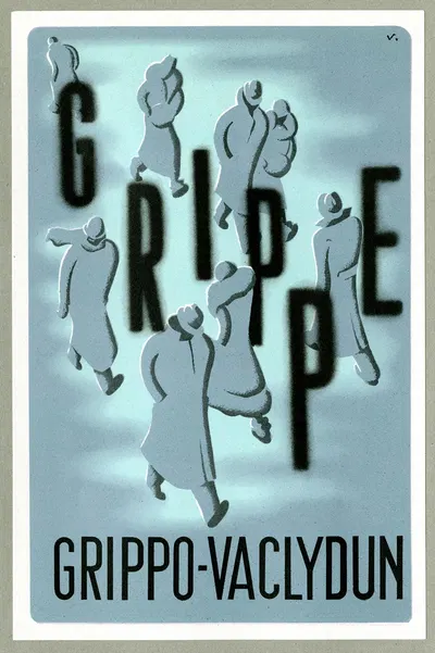 Grippo-Vaclydun by Laboratoires pharmaceutiques Corbière, 1910-1950 — digital art print download