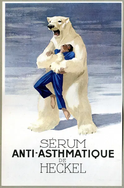 Serum anti asthmatique de Heckel by Laboratoires pharmaceutiques Corbière, 1910-1950 — digital art print download