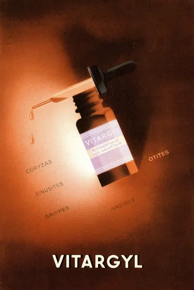 Vitargyl by Laboratoires Pointet & Girard, 1938 — digital art print download