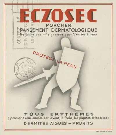 Eczodec by Laboratoires Porcher, 1910-1950 — digital art print download