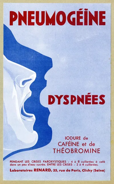 Pneumogéïne by Laboratoires Renard, 1910-1950 — digital art print download