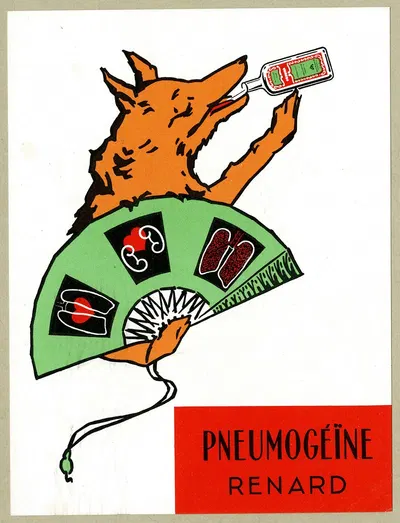 Pneumogéïne by Laboratoires Renard, 1910-1950 — digital art print download