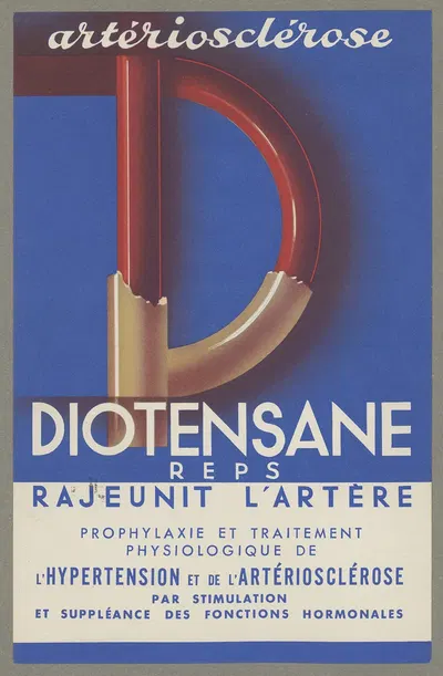 Diotensane by Laboratoires Reps, 1939 — digital art print download