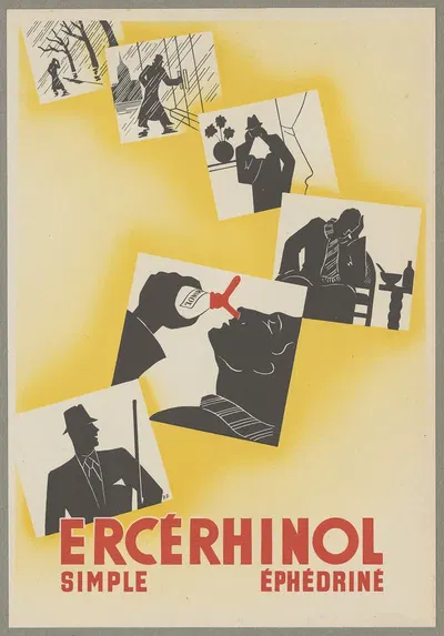 Ercérhinol by Лаборатории Робер и Каррьер, 1939 — digital art print download