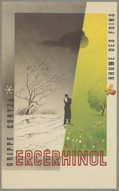 Ercérhinol by Лаборатории Робер и Каррьер, 1939 — digital art print download