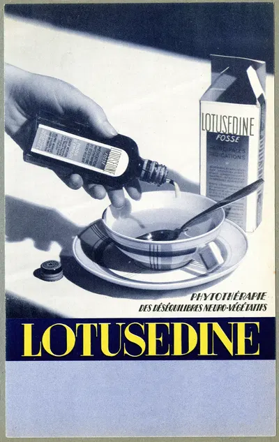 Lotusedine by Laboratoires Roger Fosse, 1938 — digital art print download
