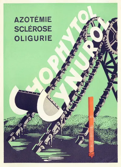Chophytol Cynurol by Laboratoires Rosa, 1910-1950 — digital art print download