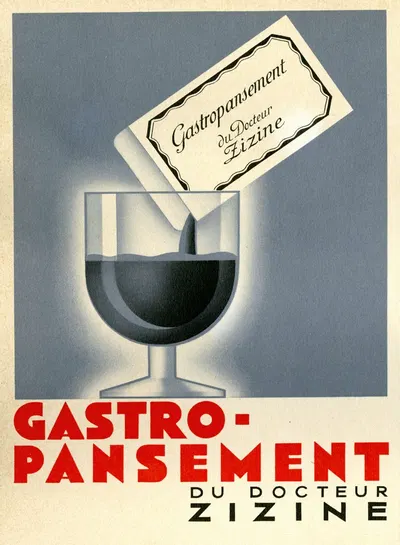 Gastro-pansement by Laboratoires Zizine, 1910-1950 — digital art print download