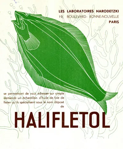 Halifletol by Les laboratoires Narodetzki, 1910-1950 — digital art print download