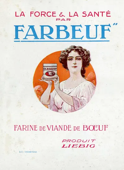 Farbeuf by Liebig, 1910-1950 — digital art print download