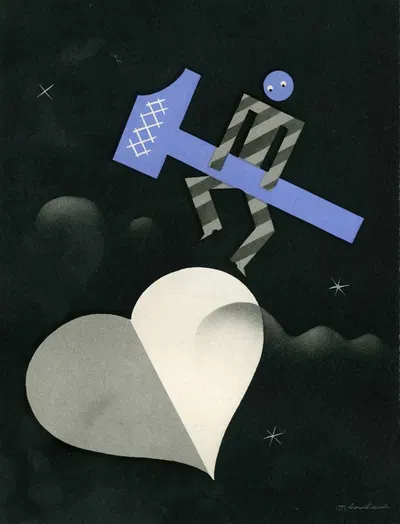 Passiflorine by Michel Bouchaud, 1910-1950 — digital art print download