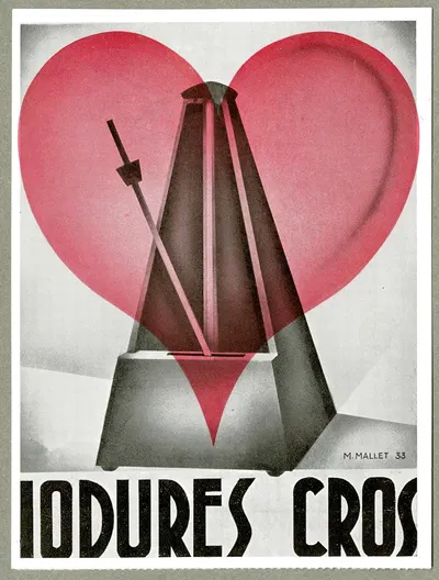 Iodures Cros by M. Mallet, 1910-1950 — digital art print download