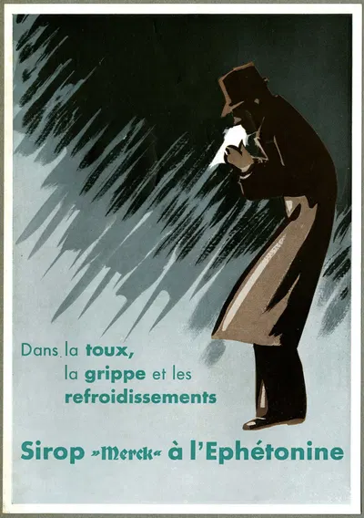 Sirop 'Merck' à L'ephétonine by Merck, 1910-1950 — digital art print download