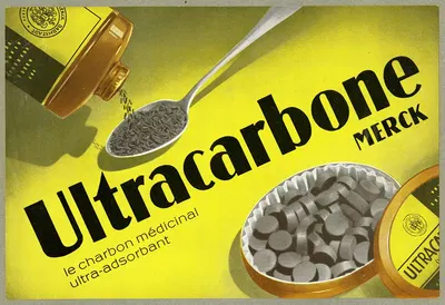 Ultracarbone by Merck, 1910-1950 — digital art print download