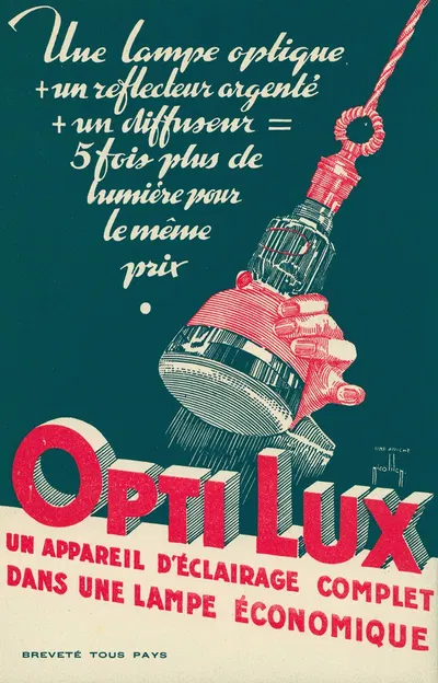 Opti Lux by Imp. Nicolitch, 1910-1950 — digital art print download