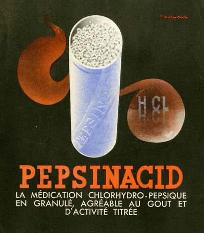 Pepsinacid by Pharmacie Rogé-Cavaillès, 1910-1950 — digital art print download