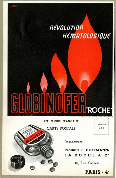 Globinofer by Produits F. Hoffmann-La Roche & Cie, 1910-1950 — digital art print download