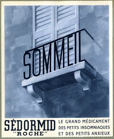 Sédormid by Produits F. Hoffmann-La Roche & Cie, 1910-1950 — digital art print download