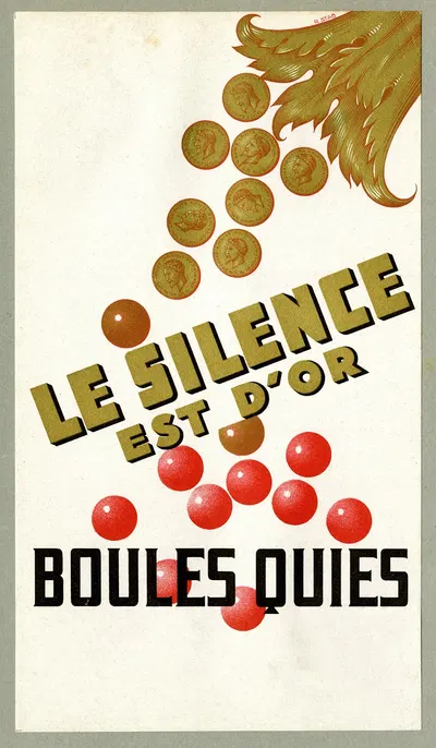 Boules Quies by R. Stab, 1910-1950 — digital art print download