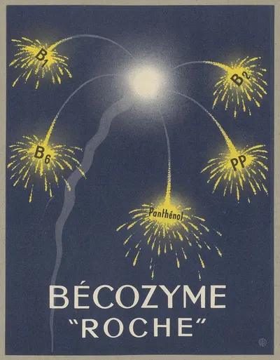 Bécozyme by Roche, 1910-1950 — digital art print download