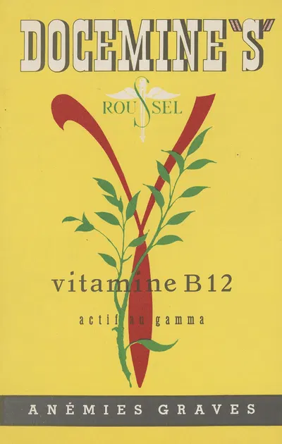Docemine 'S' by Roussel, 1950 — digital art print download