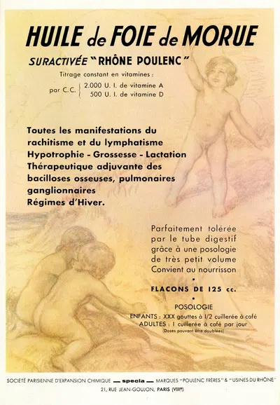 Huile de foie de morue by Specia, 1910-1950 — digital art print download