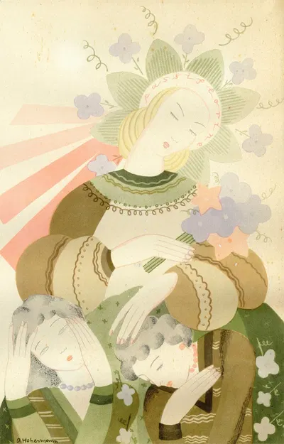Пассифлора by Алиса Хохерманн — digital art print download