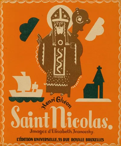 Saint Nicolas Pl.1 by Henri Ghéon, 1936 — digital art print download