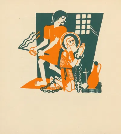 Saint Nicolas Pl.12 by Henri Ghéon, 1936 — digital art print download