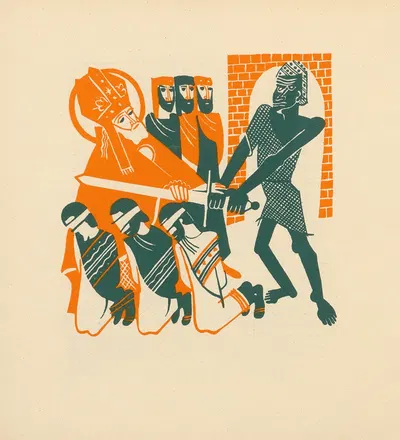 Saint Nicolas Pl.17 by Henri Ghéon, 1936 — digital art print download