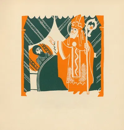 Saint Nicolas Pl.19 by Henri Ghéon, 1936 — digital art print download