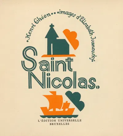Saint Nicolas Pl.2 by Henri Ghéon, 1936 — digital art print download