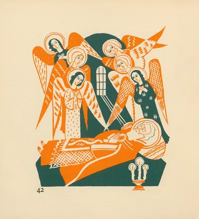 Saint Nicolas Pl.22 by Henri Ghéon, 1936 — digital art print download