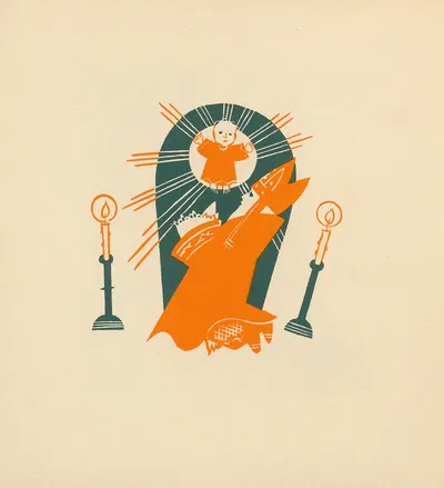 Saint Nicolas Pl.5 by Henri Ghéon, 1936 — digital art print download