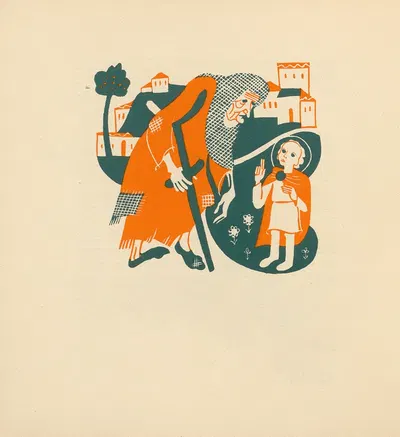Saint Nicolas Pl.6 by Henri Ghéon, 1936 — digital art print download