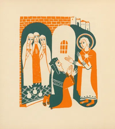 Saint Nicolas Pl.7 by Henri Ghéon, 1936 — digital art print download