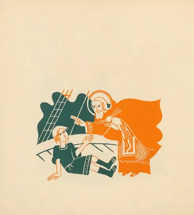 Saint Nicolas Pl.9 by Henri Ghéon, 1936 — digital art print download