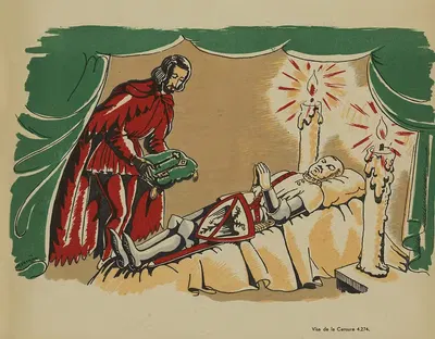 Bertrand du Guesclin le preux connétable Pl.16 by J.P Vernay, 1944 — digital art print download